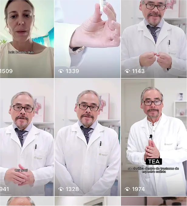 Publicaciones en instragram reels de un cliente